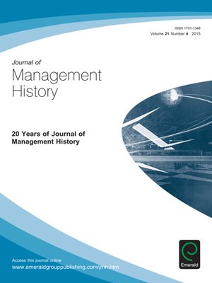 cover image of Journal of Management History, Volume 21, Number 4